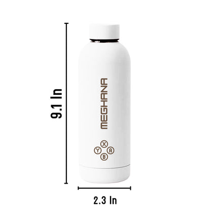 Customized Insulated Water Bottle 500ML Stainless Steel for Travel Office Gym Home - BPA Free, Leakproof