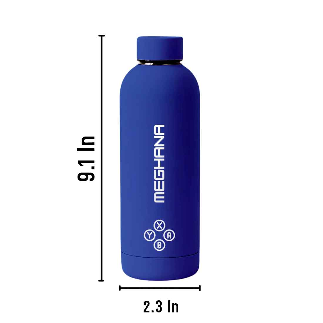 Customized Insulated Water Bottle 500ML Stainless Steel for Travel Office Gym Home - BPA Free, Leakproof