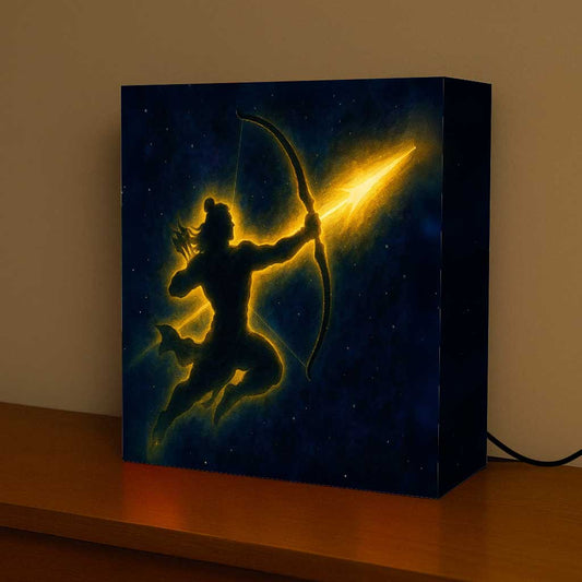Shree Ram Wall Lamp – LED Night Light for Home Temple & Pooja Room Decoration