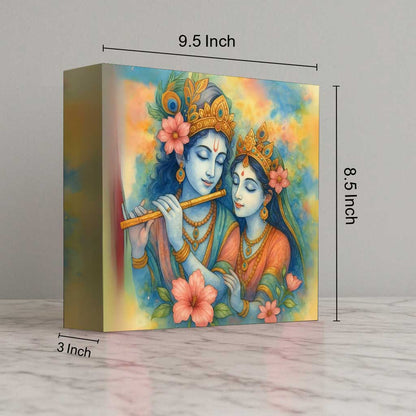 Radha Krishna Lamp – Beautiful Vibrant Spiritual Décor Light