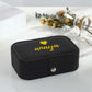 Black Personalized Jewellery Box  jewelry Organizer for Earrings Rings Pendants India 