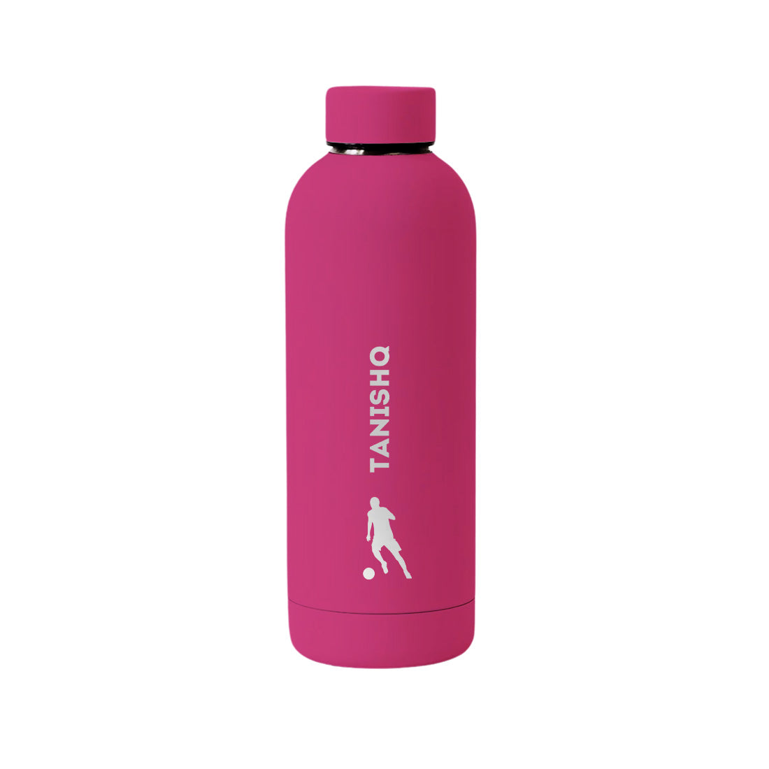 Stainless Steel Insulated Water Bottle with Name 500ML Water Bottles for Travel Office Gym Home - BPA Free, Leakproof