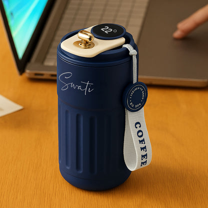 Nutcase Personalised Tumbler with Temperature Display-Made with 304 Stainless Steel-500ml