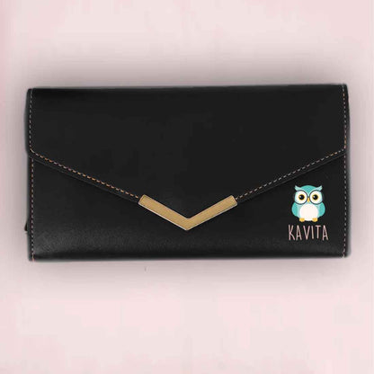 Customized Ladies Purse with Name - Faux Leather Clutch Purses for Women