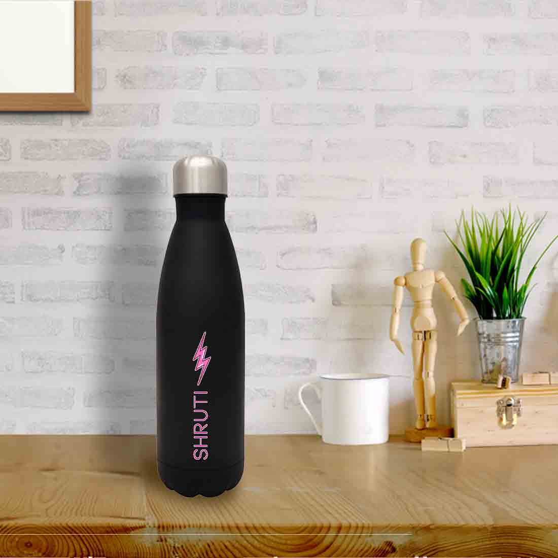 Print Name on Water Bottle - Stainless Steel Water Bottles 500ml