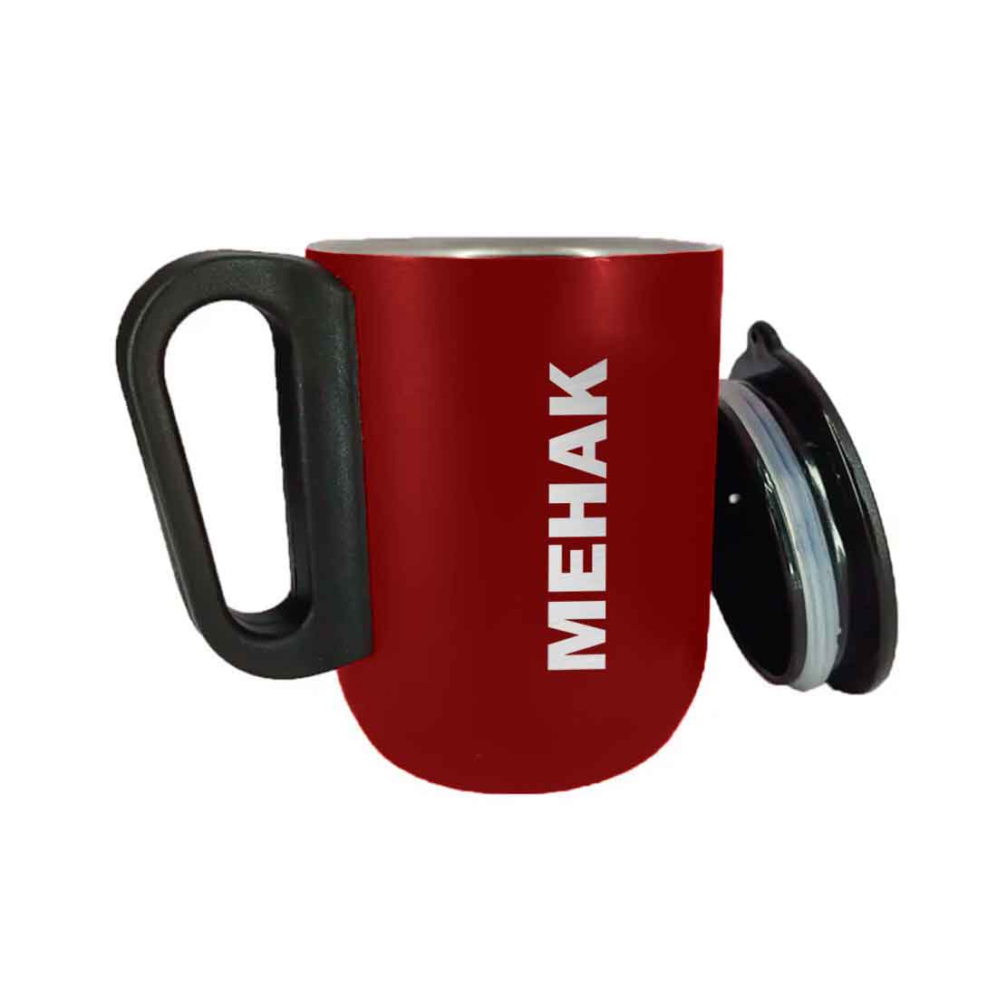 Insulated Coffee Mug with Lid - Personalized Stainless Steel Coffee Cup