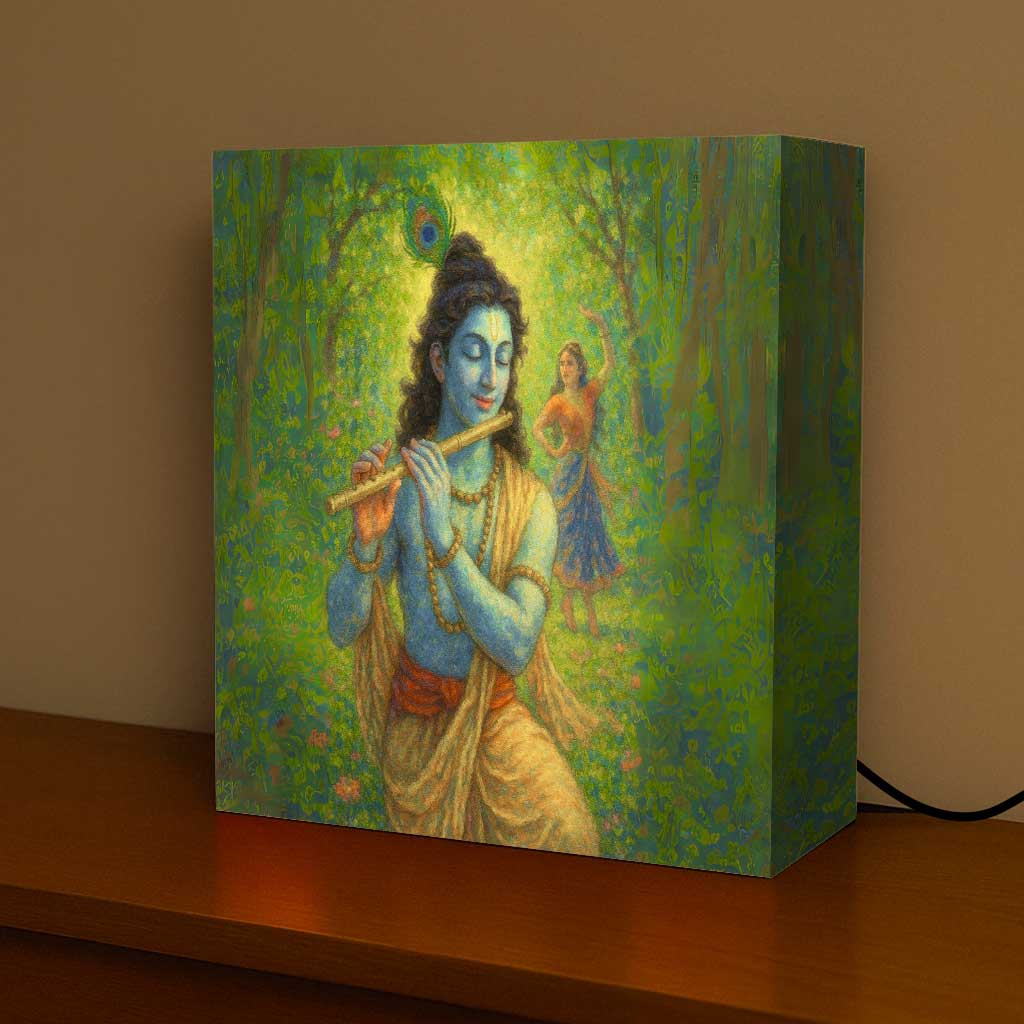 Krishna LED Light for Spiritual Home Decoration –  Beautiful God Lamp