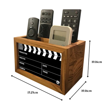 Black Remote Control Holder For TV / AC Remotes -  Filmy