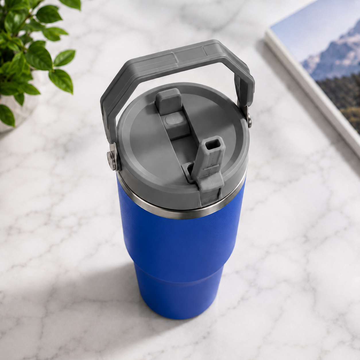 Nutcase Personalized Double Wall Insulated Water Bottle 900ml - BPA-free Vacuum Sipper Bottle