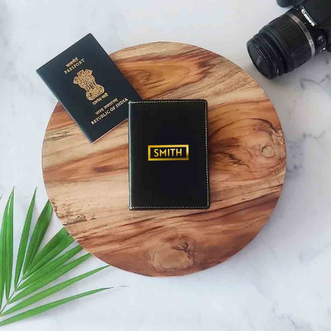 Personalized Gifts for Brother Raksha Bandhan Gift Set with Black PU Box, Custom Coffee Tumber, Personalized Pen, Passport Cover and Chocolates