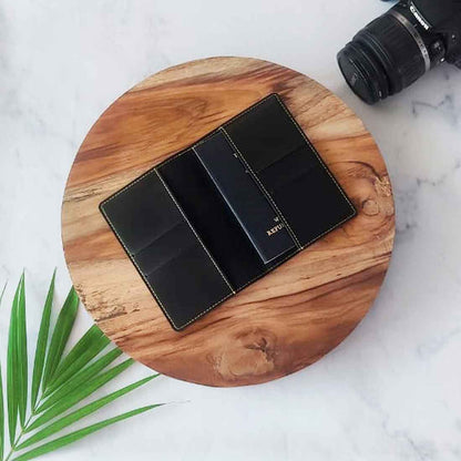 Personalized Gifts for Brother Raksha Bandhan Gift Set with Black PU Box, Custom Coffee Tumber, Personalized Pen, Passport Cover and Chocolates