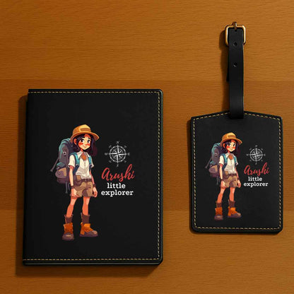 Childrens Passport Holder For Kids  - Little Explorer