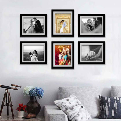 Black and White Picture Frames for Wall Customized