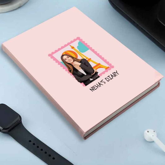 Nutcase Customised Diary with Photo  - A5 Size Hard Cover Diaries with Calendar & Planner