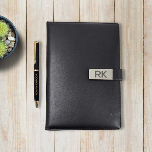 Personalized Engraved Pen and Notebook Set - Corporate Gifting Idea