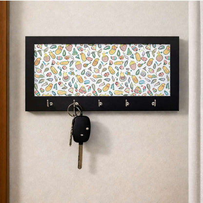 Key Holder Hanger For Wall -  BIRDS AND LEAVES