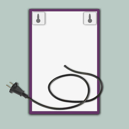 LED Ram Wall Art Photo Frame for Home Temple & Spiritual Decoration