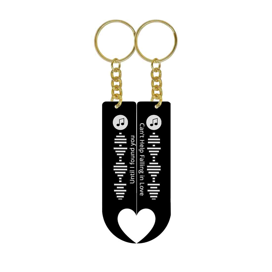 Couple Key Ring Keychain for Couples-Set of 2