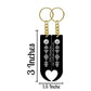 Couple Key Ring Keychain for Couples-Set of 2