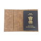 Nutcase Couple Passport Cover with Name for Men Women-Black Stripes Floral