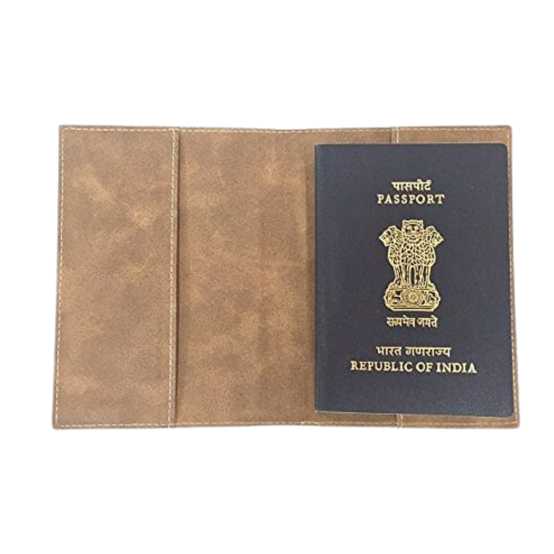 Beautiful Customized Passport Cover -  THE WORLD TRAVELLER