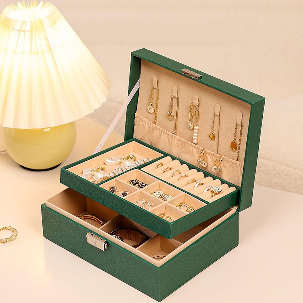 Luxury Jewelry Box with Lock Key Nutcase India - Main Image