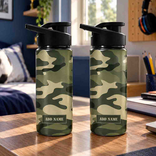 Camouflage Military Water Bottle - Army