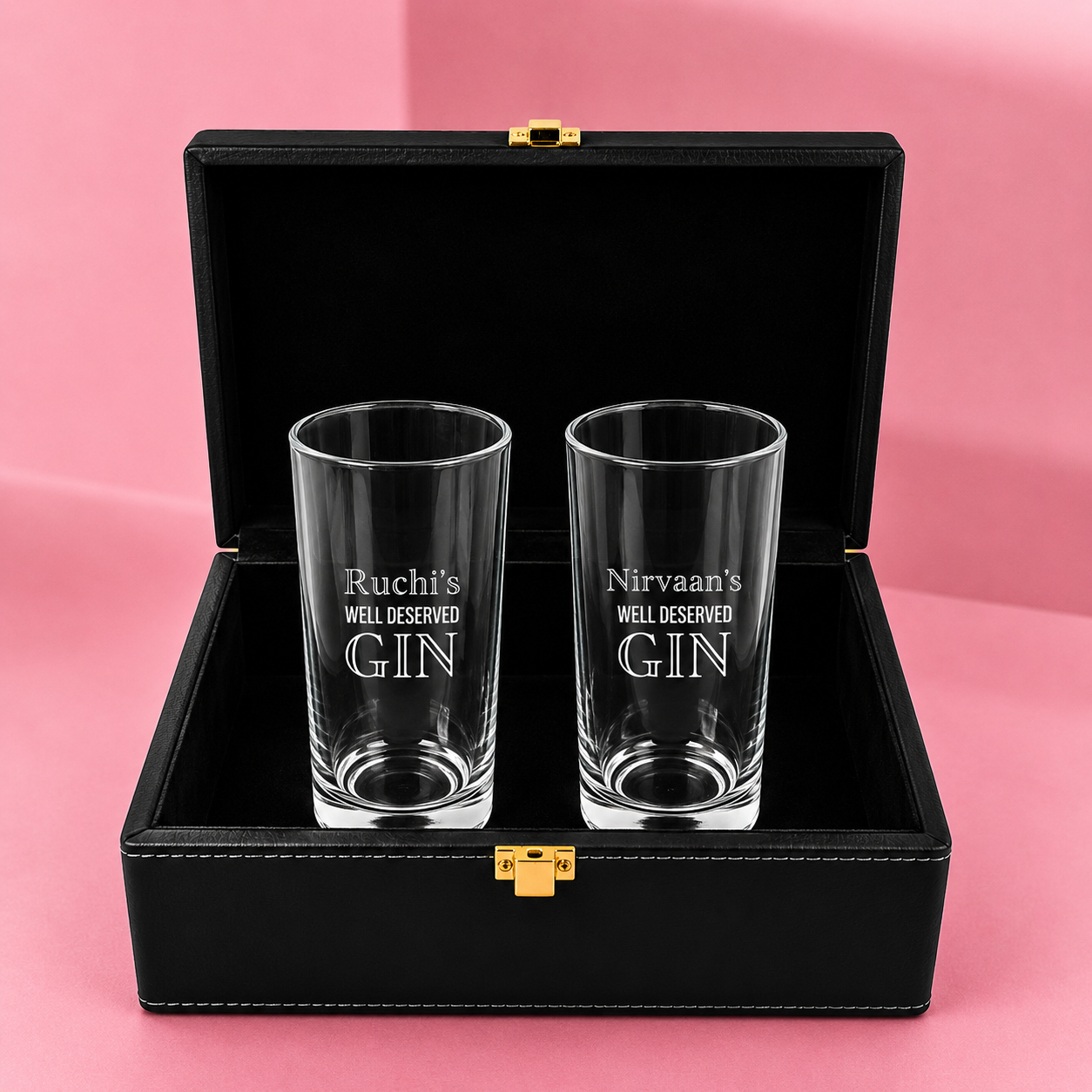 Personalized Tom Collins Glassware Engraved Gin Cocktail Highball Glasses