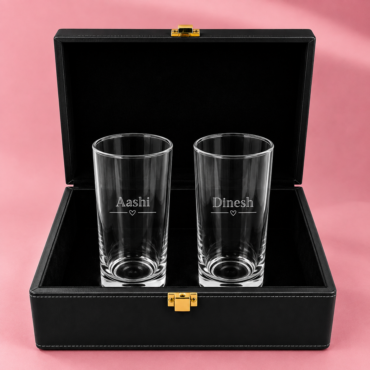 Customized Cocktail Bar Glasses with Name Engraved Highball Glassware