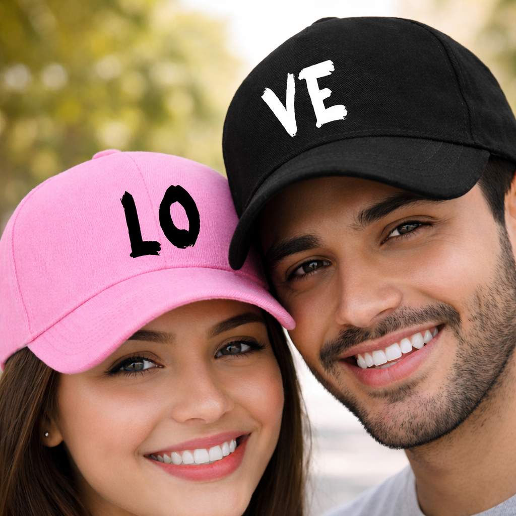 Couple Caps – Matching Caps for Couples Valentine Gift