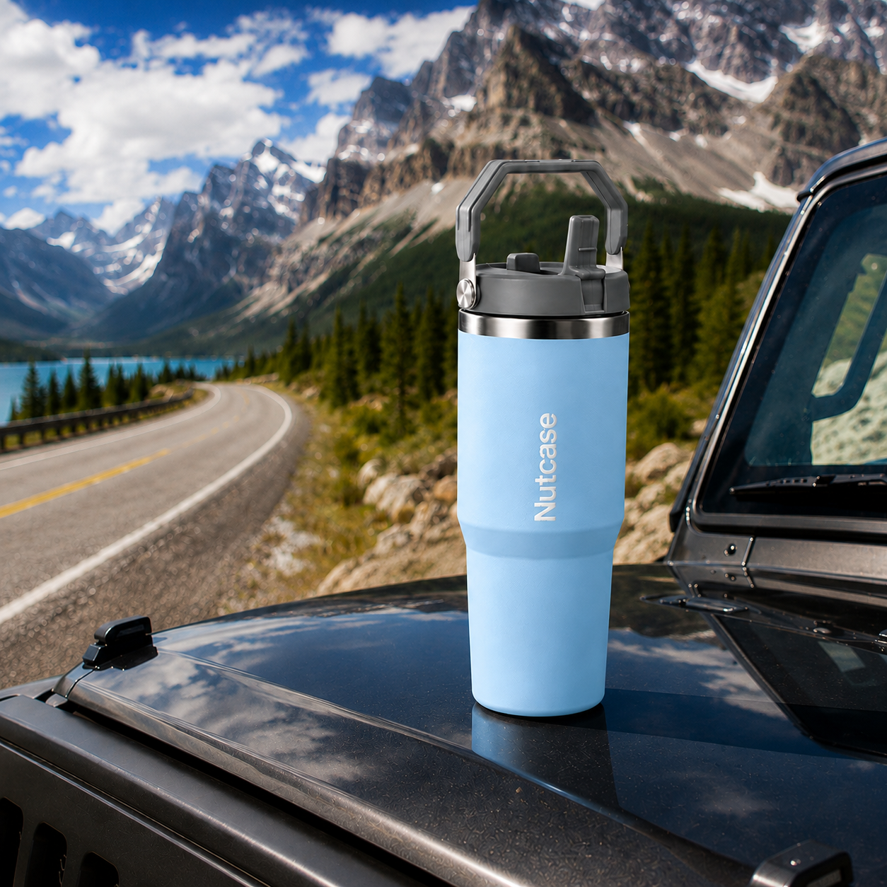 Nutcase Customized Tumbler with Names 900ml - BPA-free Double Insulated Sipper Bottle
