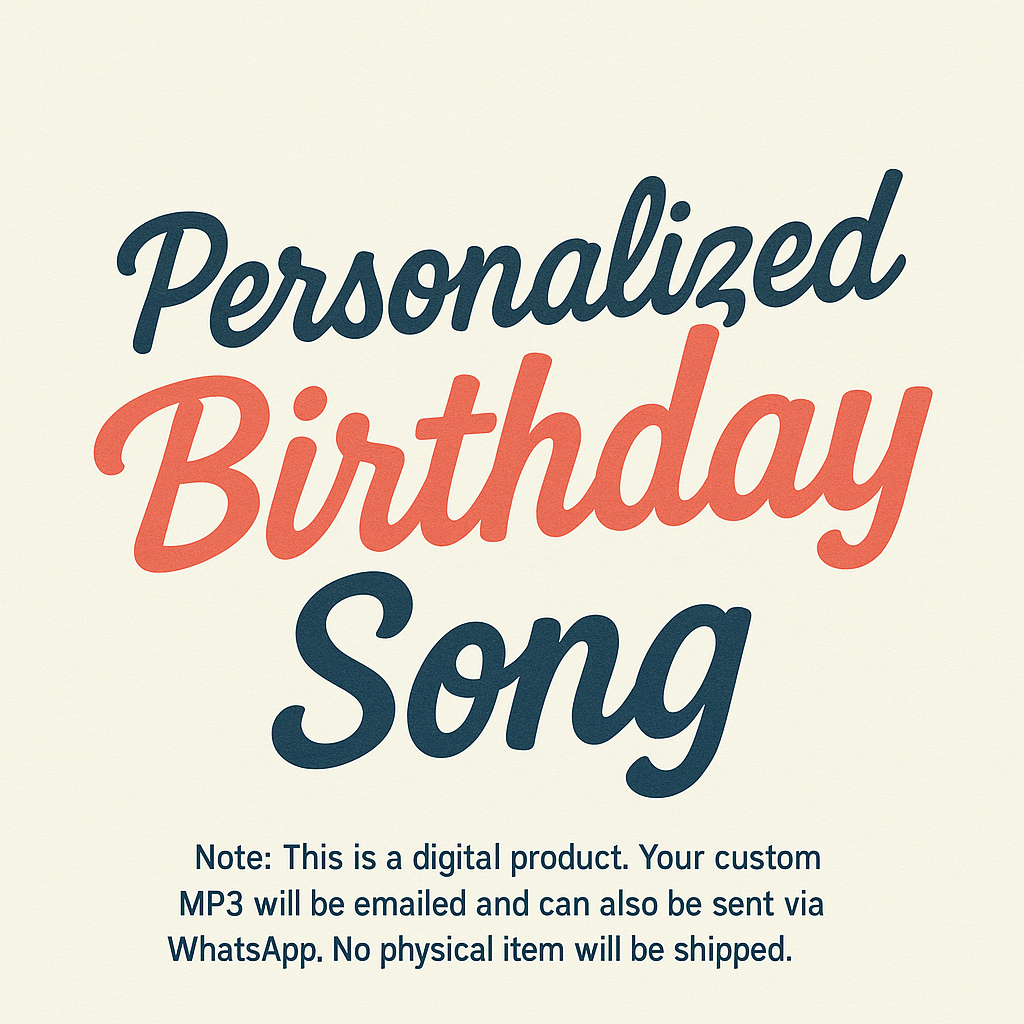 Birthday Song Personalized | Custom Song
