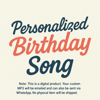 Birthday Song Personalized | Custom Song
