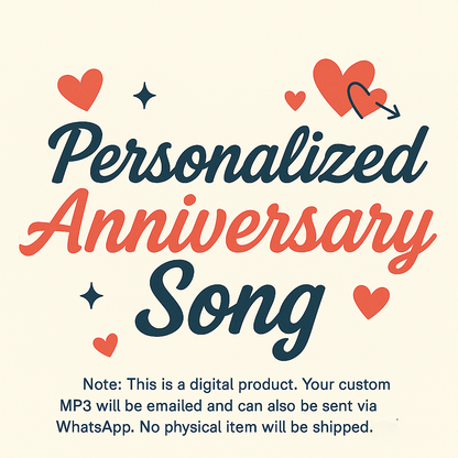 Personalized Anniversary Song | Custom Song for Wedding Anniversary