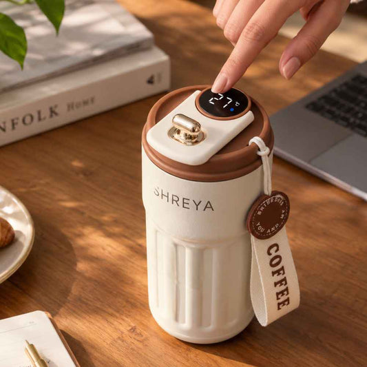 Nutcase Custom Travel Mug with Temperature Display-Made with 304 Stainless Steel-500ml