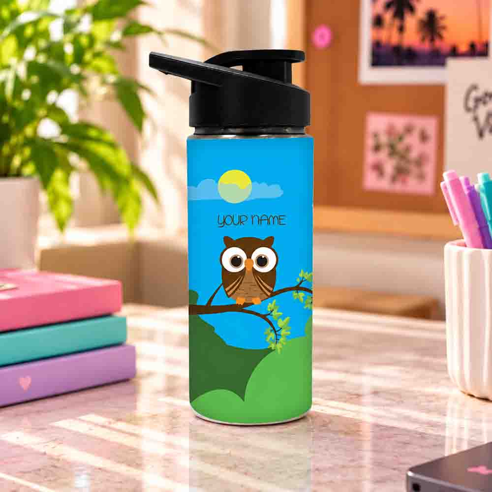 Customized Bottle With Name- Night Owl