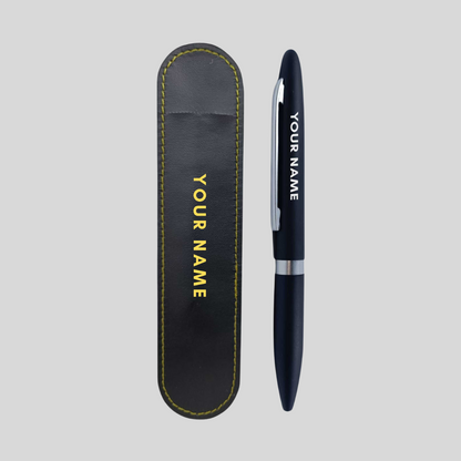 Custom Printed Pens Engraved Gift for Boss Office Colleagues (Black) - Add Name