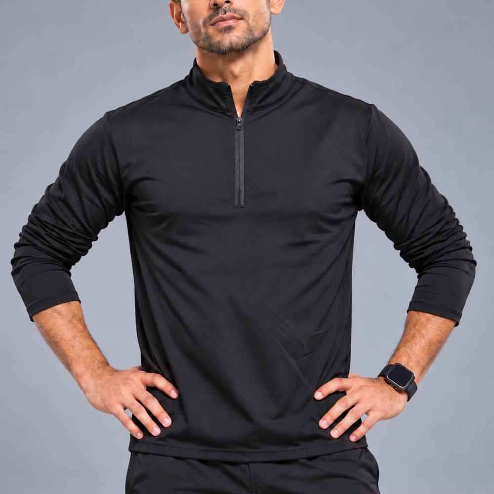 Personalised Full Sleeve Dri-Fit T-Shirt for Men with Name-Gym Workout Tshirt