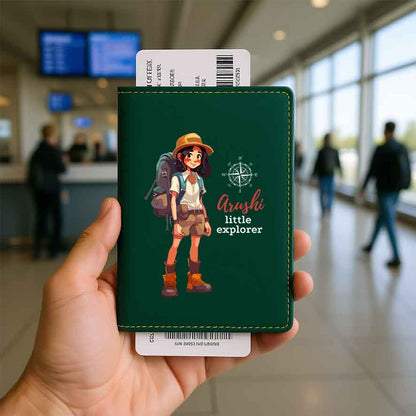Childrens Passport Holder For Kids  - Little Explorer