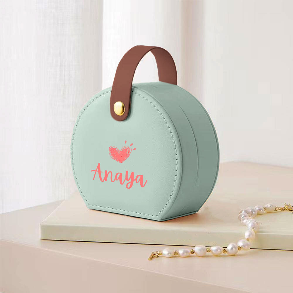 Personalized Small Box for Jewellery Earring, Ring, Necklace - Cute Jewellery Organizer