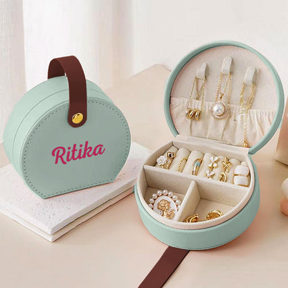 Mini Jewelry Box Personalized Earring Jewellery Organizer