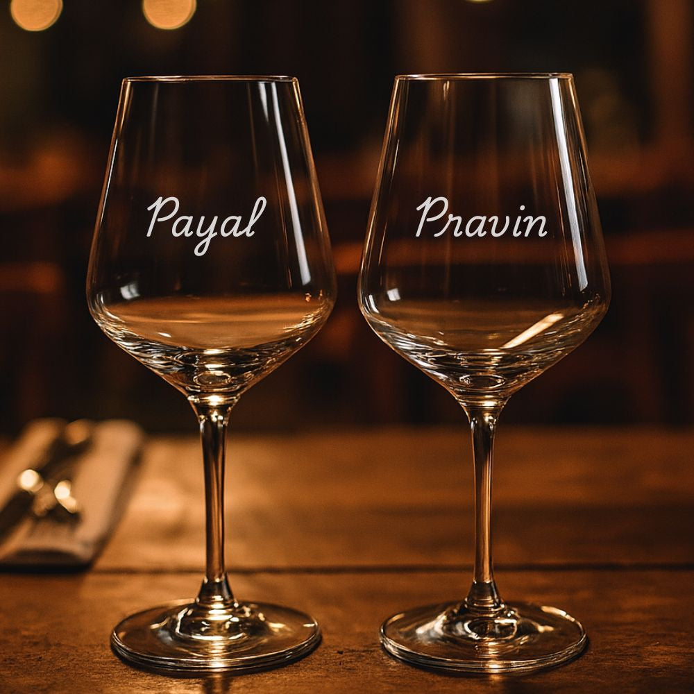 Personalized Wine Glass Premium Edition