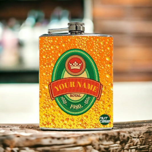 Custom-Made New Hip Flask - Add Your Name