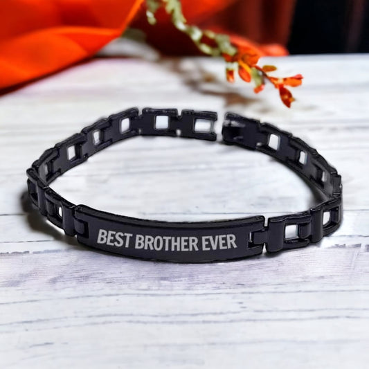 Rakhi Bracelet For Brother Stylish Metal Rakshabandhan Rakhis-Best Brother Ever