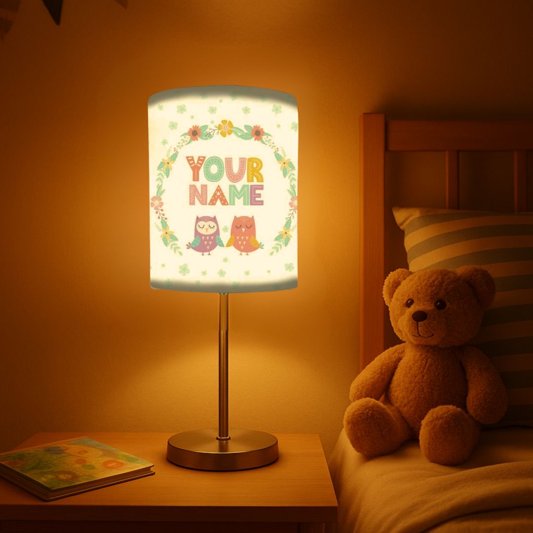 Personalized Kids Bedside Night Lamp with 3w LED Bulb