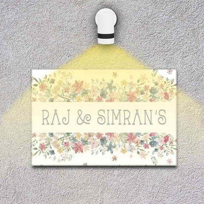 Couples Custom Door Name Plate - Couples Home