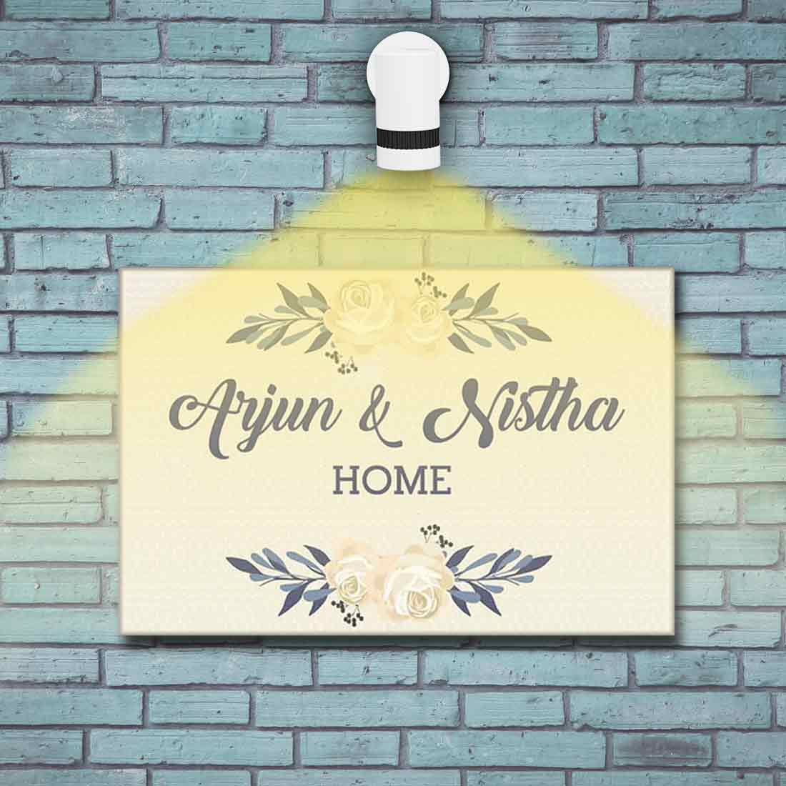 Customized Name Plate for Home - Minimal