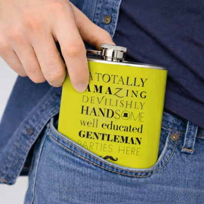 Hip Flask   -  Gentlemans Party Flask