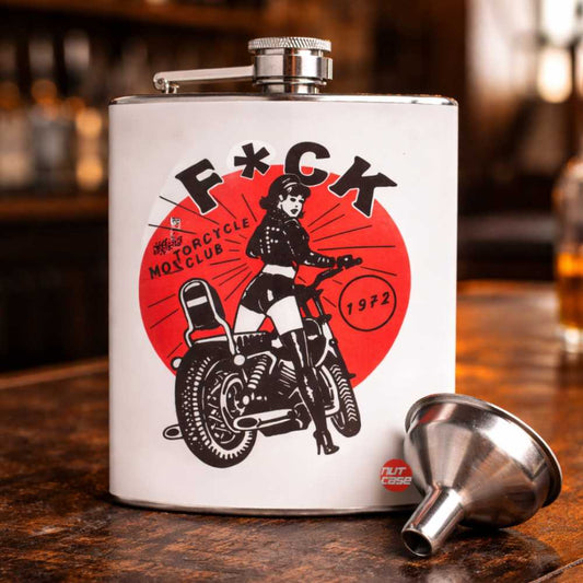 Hip Flask - Motorcycle Club