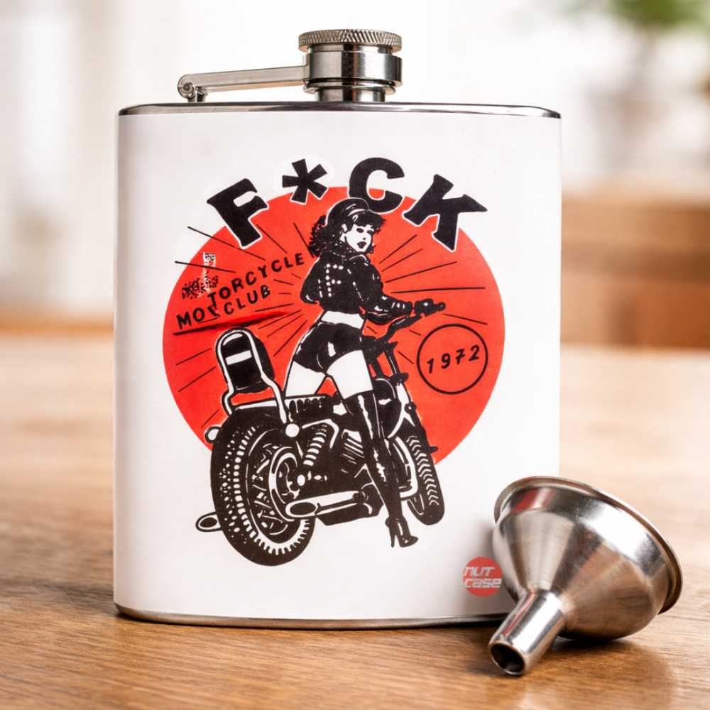 Hip Flask - Motorcycle Club